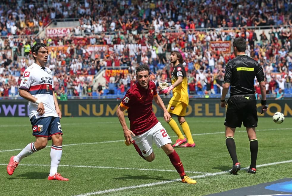 roma-genoa-florenzi-gol-esultanza 134159 | Pagine Romaniste