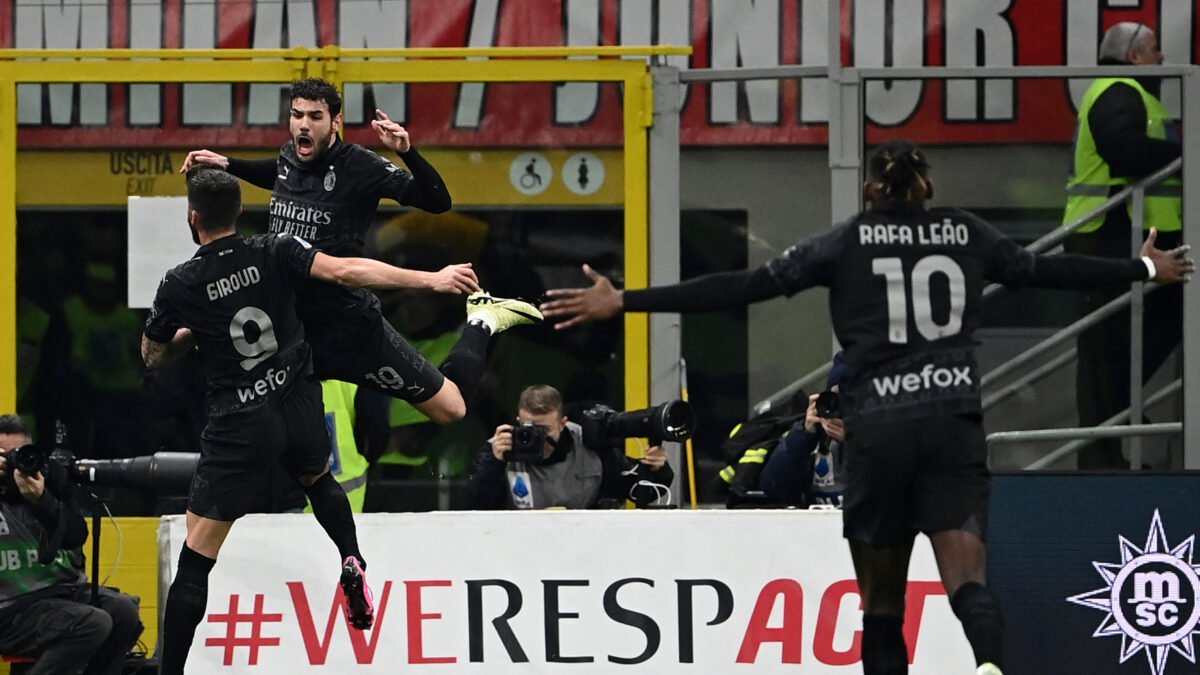 Serie A, Milan-Napoli 1-0. Decide Theo Hernandez su assist di Leao