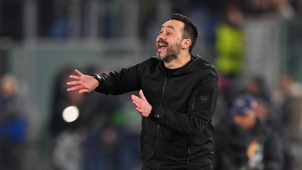 Dall’Inghilterra, De Zerbi elogia Gasperini: “Ha rivoluzionato tanti aspetti. Giocare contro la sua difesa non era facile”