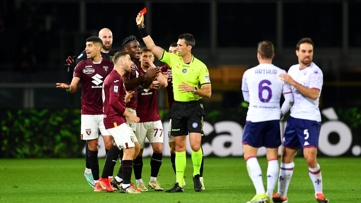 Serie A, Torino-Fiorentina 0-0. Espulsi Ricci e Juric