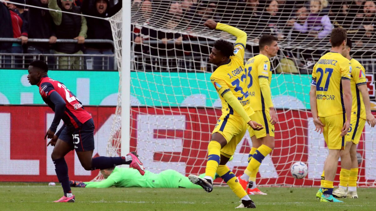 Serie A, Cagliari-Hellas Verona e Sassuolo-Udinese finiscono entrambe 1-1