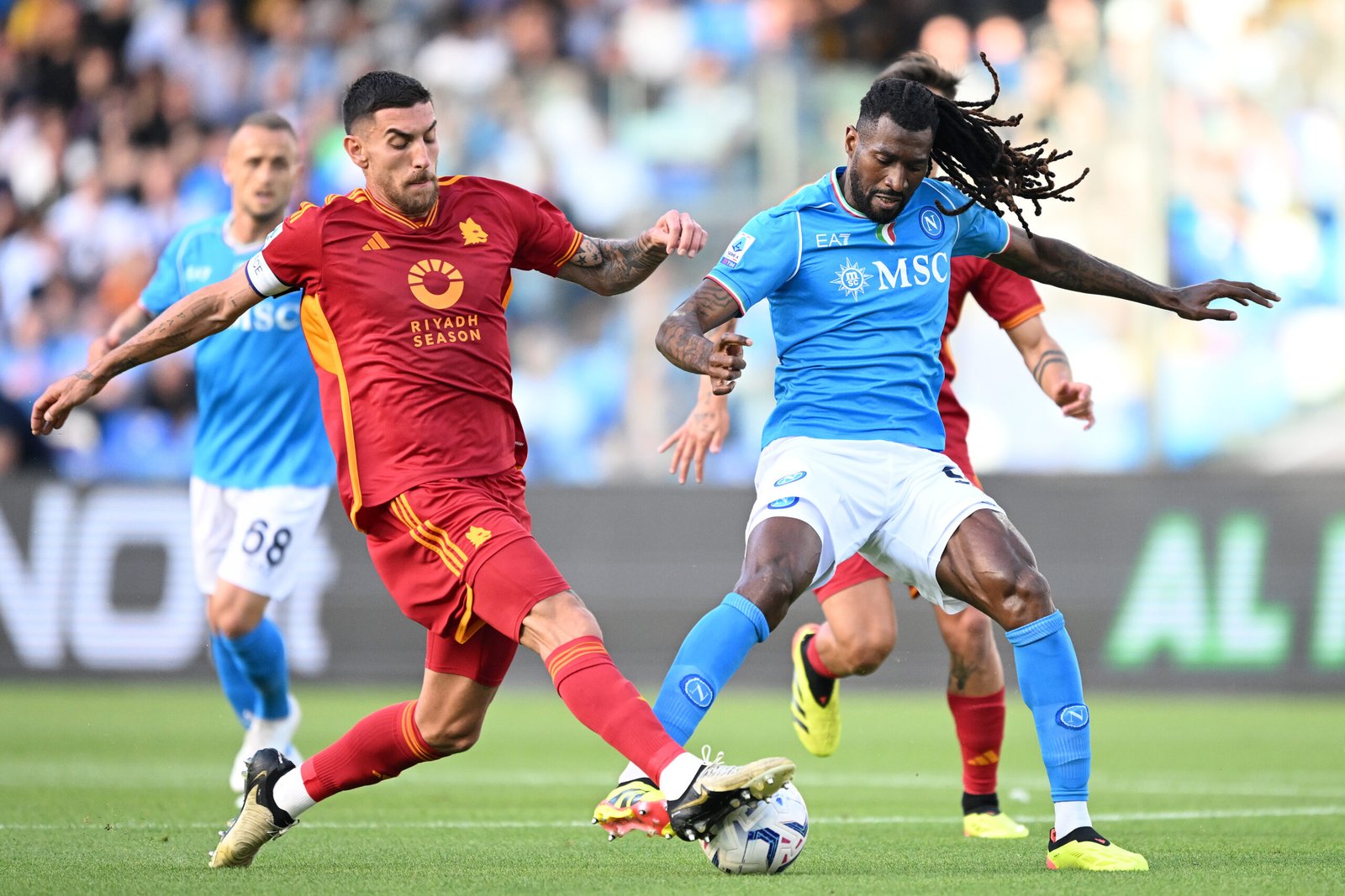 Anguissa: “Giocare contro la Roma è sempre difficile. Proveremo di tutto per vincere”