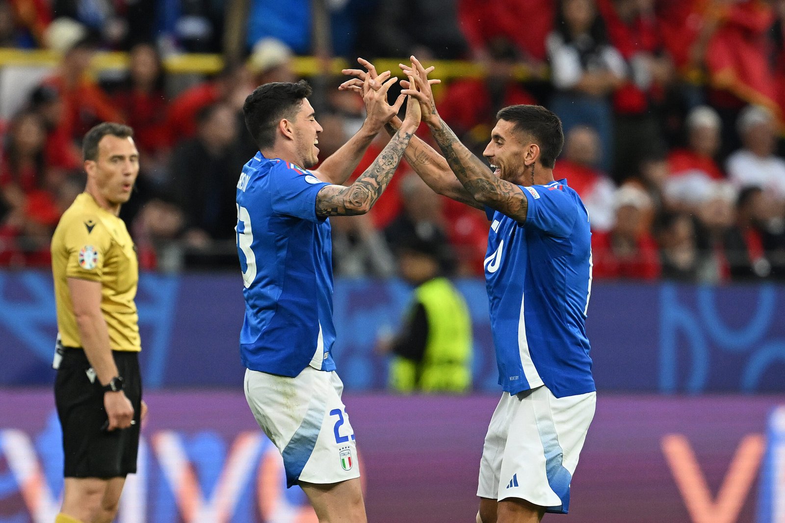 Euro 2024, Italia-Albania 2-1: vittoria in rimonta per gli Azzurri. Assist per Pellegrini