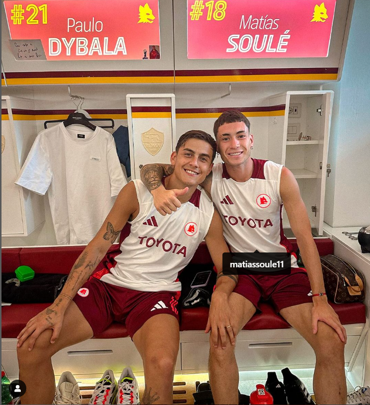 Dybala posta una foto con Soulé e anticipa l’annuncio ufficiale – FOTO