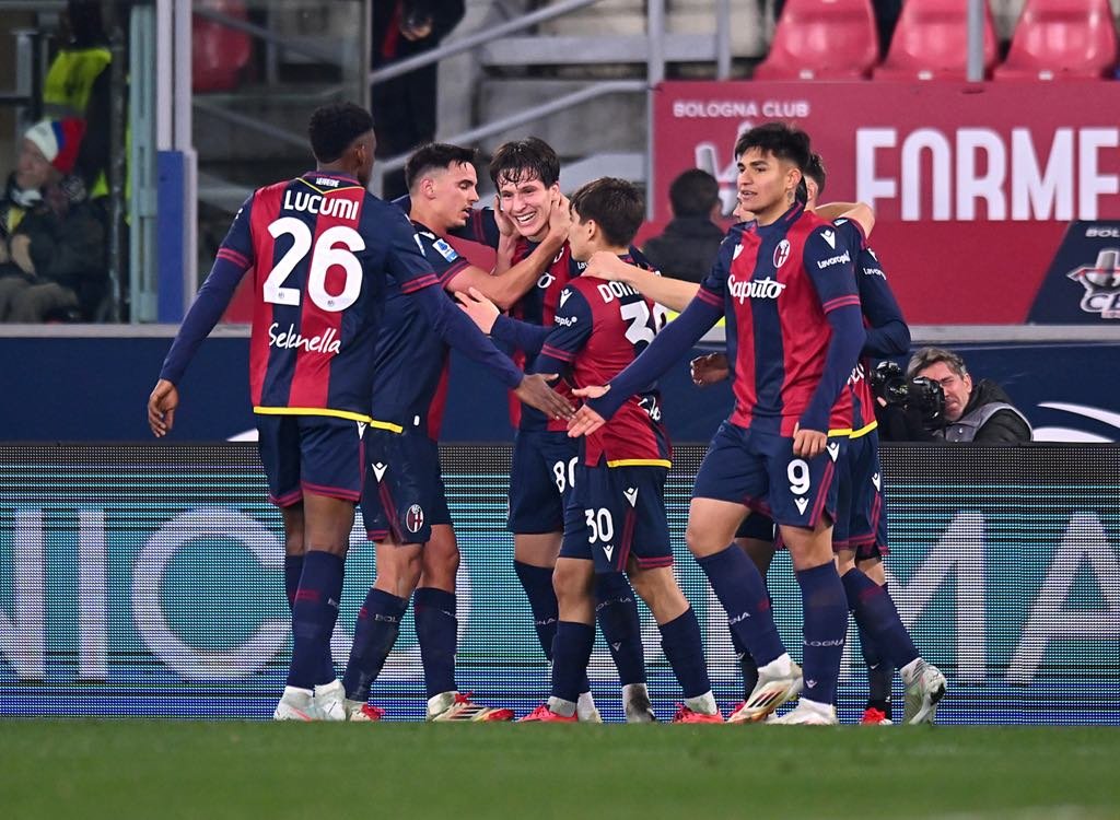 Serie A, Bologna-Como 2-0: De Silvestri e Fabbian regalano i tre punti ai rossoblù