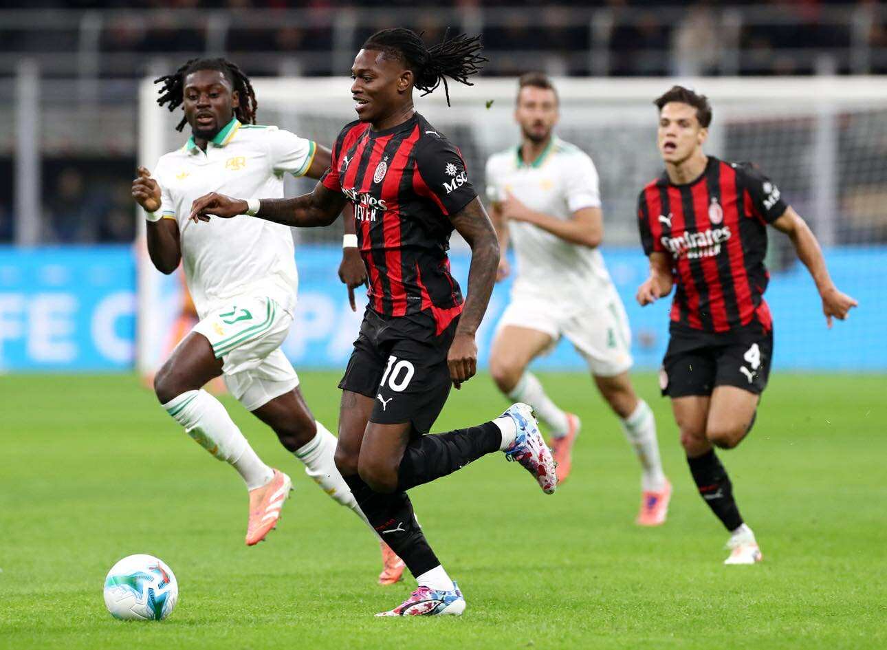 Milan-Roma, Leao: “Siamo orgogliosi di questa partita. L’importante erano i punti”