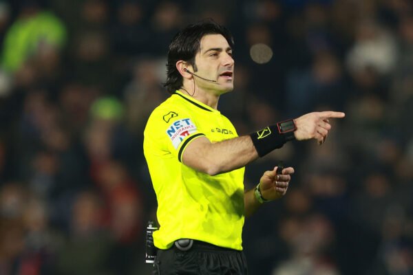 Derby di Roma, arbitra Maresca: Di Bello al VAR